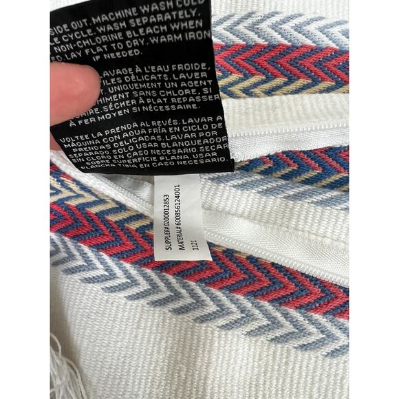 Ralph Lauren Karina Stripe‎ Pillow Cover Blue Multicolor 20”x15” - Picture 3 of 4